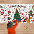 Giant Christmas Coloring Poster