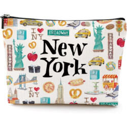 Travel in style with this one of a kind makeup bag that can also be used for toiletries, mobile phones, sunglasses, mobile power bank and other travel gadgets.